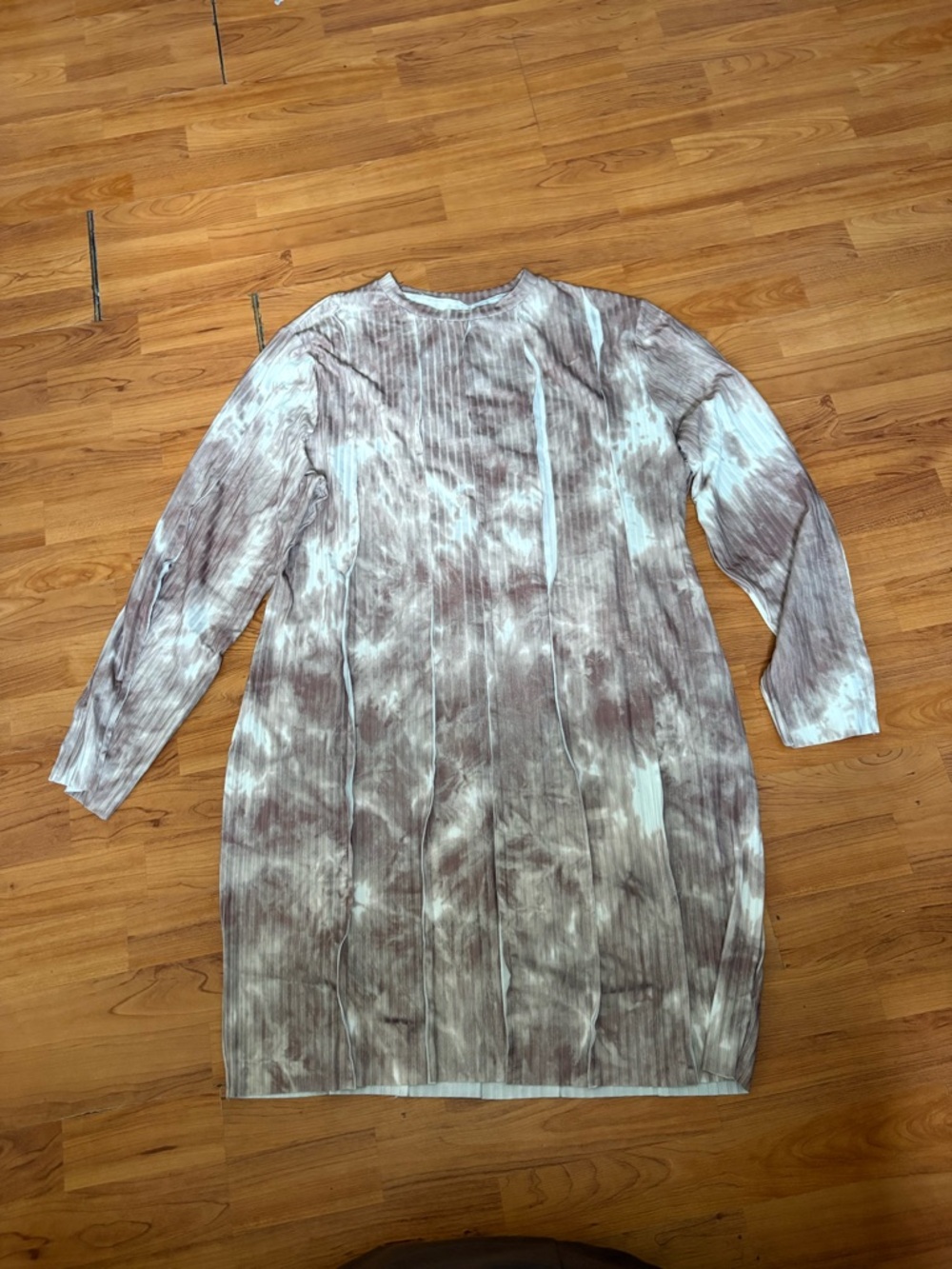SHEIN Light Gray Striped Curvy Top - 4XL